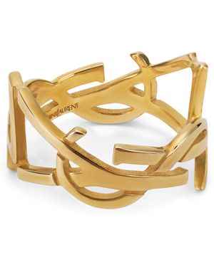 Saint Laurent Scarf Ring Cassandre Brass Body Jewelry - Metallic