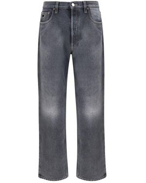 Prada Cotton Relaxed Fit Jeans Clothing - Gray