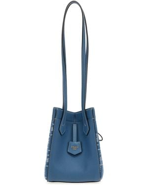 Fendi Origami Mini Shoulder Bag - Blue