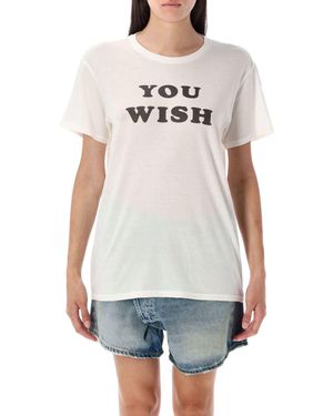 R13 You Wish Tshirt - White