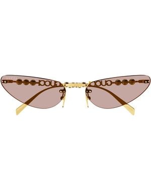 Gucci Gg1920S Linea Name Of Brand Metallo Sunglasses - Brown