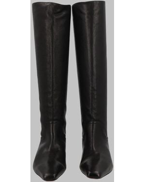 Paris Texas Boots Bettina 25 Calf Leather - Black