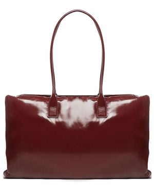 Bottega Veneta Large Pillowy Shoulder Bag - Red