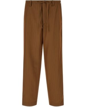 Dries Van Noten 'Penny Long' Trousers - Brown
