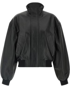 Balenciaga Leather Blouson - Black