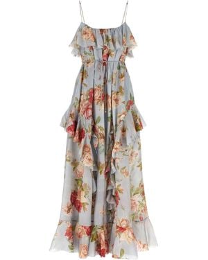 Zimmermann Silk Long Dress - White