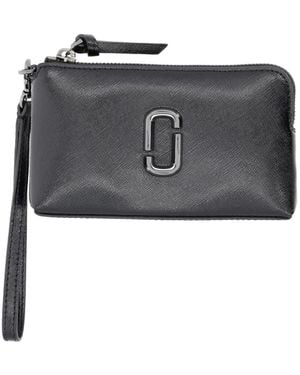 Marc Jacobs Shoulder Bag Snapshot Dtm Leather - Gray