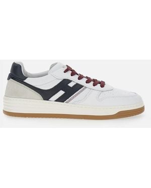 Hogan Lace Up Trainers - White