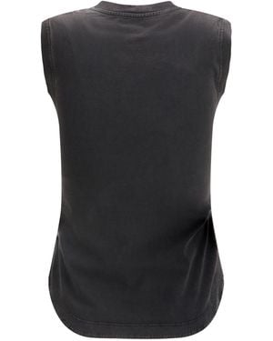 The Attico Reese Tank Top - Black