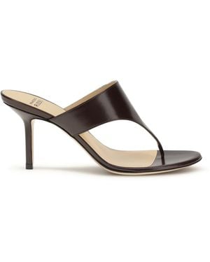 Francesco Russo Thong Sandals Calf Leather Bos Taurus - White