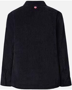 MC2 Saint Barth Chalet Jr Padded Corduroy Shirt Jacket - Blue