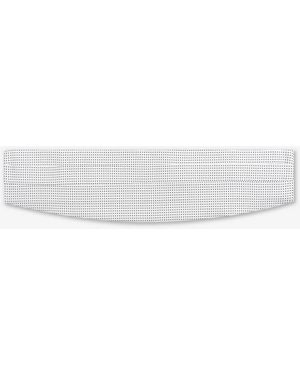 Larusmiani Cummerbund Pois Belt - White