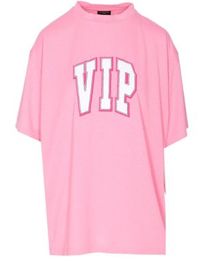 Balenciaga Vip Team T-Shirt - Pink
