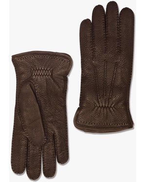Larusmiani Deer And Cashmere Gloves - Brown