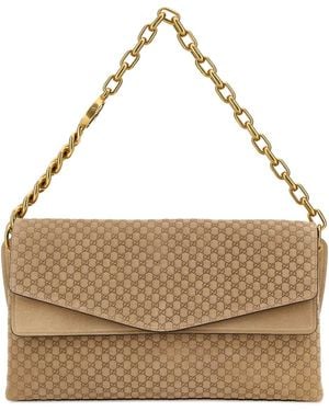 Gucci Gucci With Shoulder Bag - Natural
