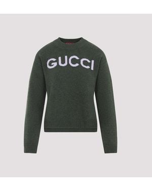 Gucci Logo Sweater - Green