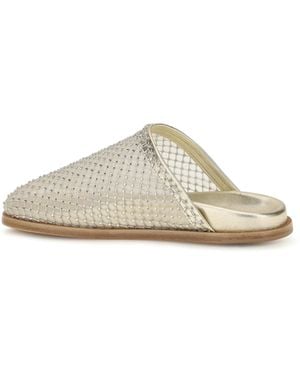 forte_forte Mesh Sabot Upper: Fabric; Sole: Rubber Sandal - White