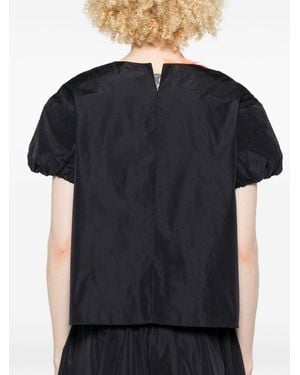 Susanne Bommer Puff Sleeves - Black