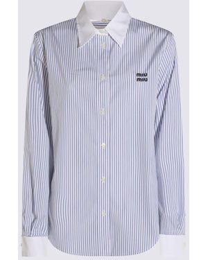 Miu Miu And Light Shirt - Blue