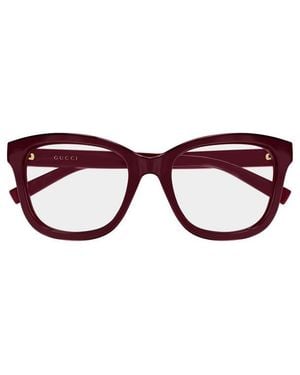 Gucci Frame And Lens Eyeglasses - Brown
