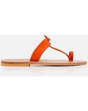 K. Jacques Sandals Leather - Red