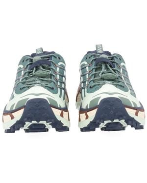 Hoka One One Mafate Three2 Wordmark Trainer Synthetic Trainers - Green