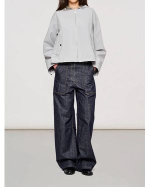 OOF WEAR Short Parka Two Layers Cappotto - White