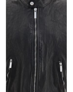 Gucci Bomber Jacket Buffalo Leather - Black