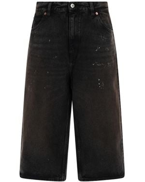 Our Legacy Shorts Capri Cut Cotton - Black