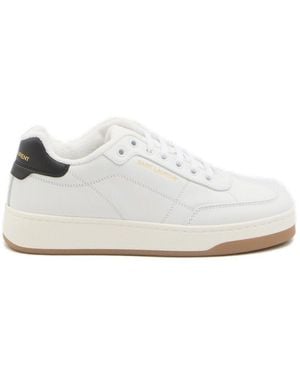 Saint Laurent Sl/61 Lace-Up Trainers - White