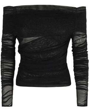 FEDERICA TOSI Off-The-Shoulder Blouse - Black