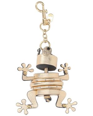Anya Hindmarch Keychains Fabric 1: Bos Taurus - White