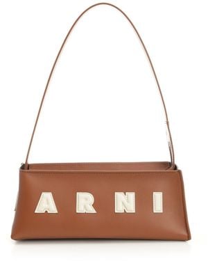 Marni Museo Baguette Bag - Brown