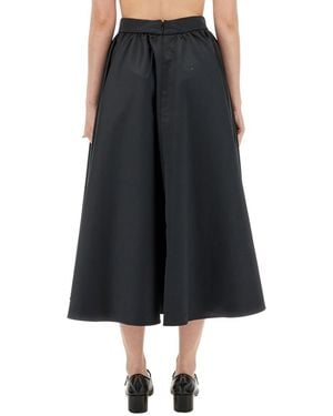 Patou Maxi Skirt Polyester - Blue