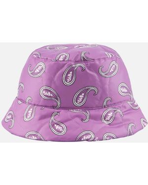 MC2 Saint Barth And Jude Bucket Hat With Paisley Print __Single__ - Purple