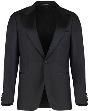 Canali Wool Two-Pieces Suit - Black