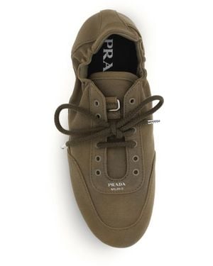 Prada Sneakers Collapse Upper: Cotton Sneakers - Multicolor