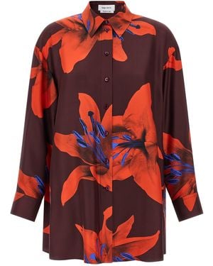 McQueen Silk Shirt - Red