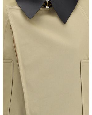Givenchy Cropped Caban Coat Inner: Cotton Jacket - Green