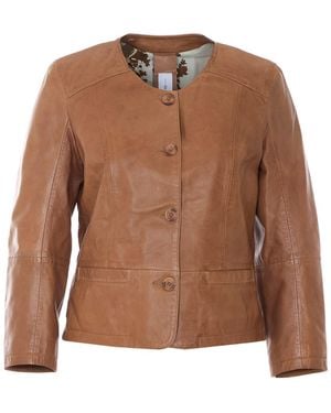 Bully Leather Jacket - Brown