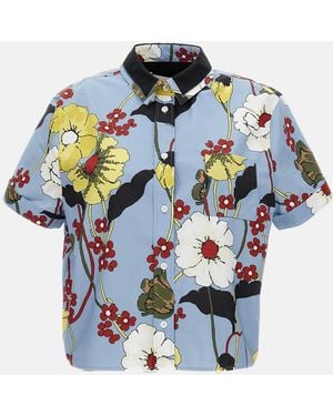 Marni Poplin Floral Printed Shirt - Multicolor