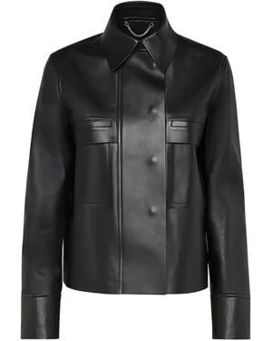 Ferragamo Leather Jacket - Black
