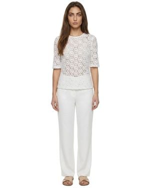 Dolce & Gabbana Dolce & Gabbana Lace Blouse - White