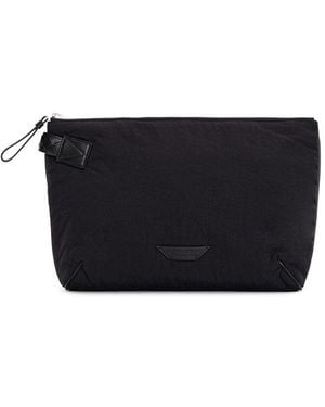 Bottega Veneta Nylon Padded Clutch - Black