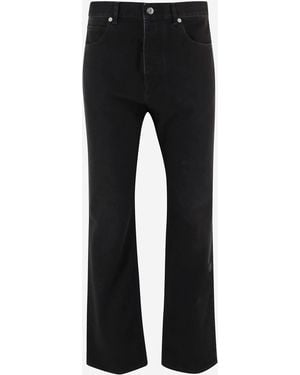 Bottega Veneta Jeans Cotton Denim Trousers - Black