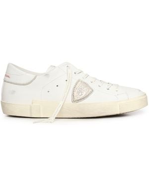 Philippe Model Prsx Leather Trainers - White