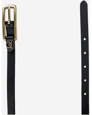 Pinko Leather Belt - White