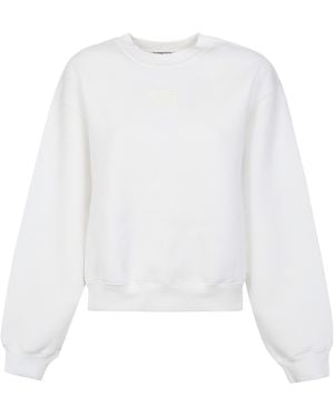 T By Alexander Wang Terry Logo Sweatshirt - White