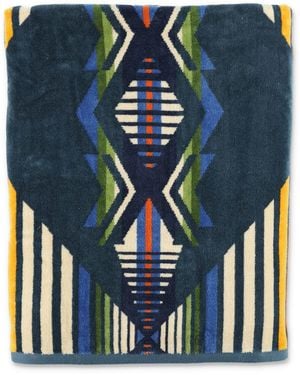 Pendleton Creekside Jacquard Spa Towel - Blue