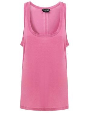 Tom Ford Silk Tank Top - Pink